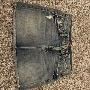 7 for all man kind skirt